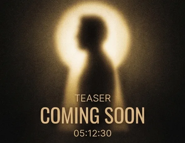 Build suspense with teaser images